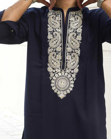 Royal Ivory Zardozi Kurta