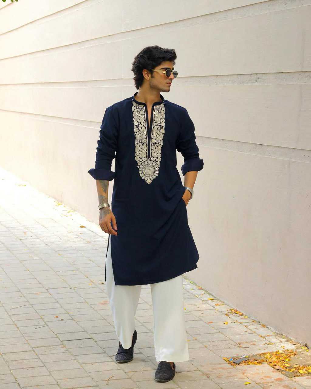 Royal Ivory Zardozi Kurta
