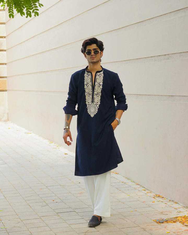 Royal Ivory Zardozi Kurta