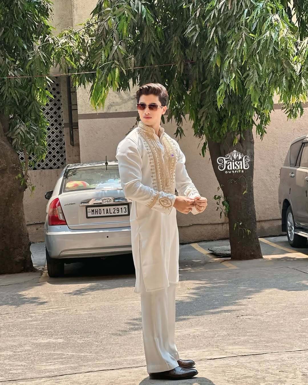 Luxury Designer Embroidered Kurta with Pant Set