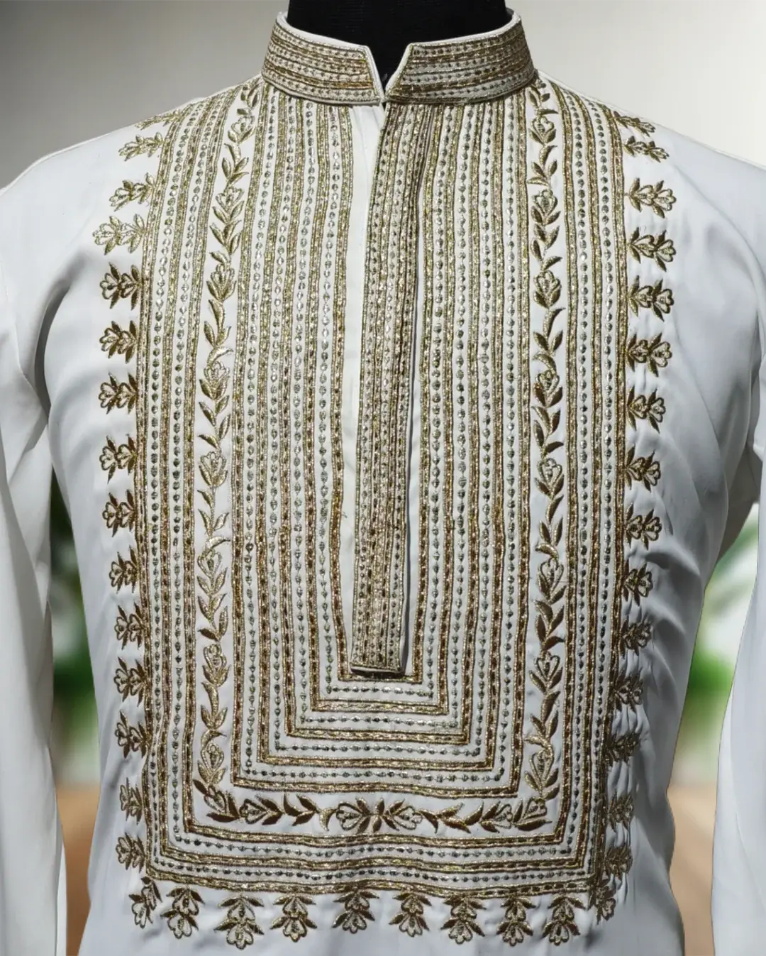 Luxury Designer Embroidered Kurta with Pant Set