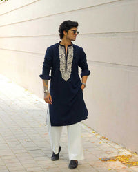 Royal Ivory Zardozi Kurta