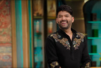 Kapil Sharma Inspired Signature Embroidered Kurta Pant in Armani Fabric