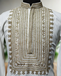 Luxury Designer Embroidered Kurta with Pant Set